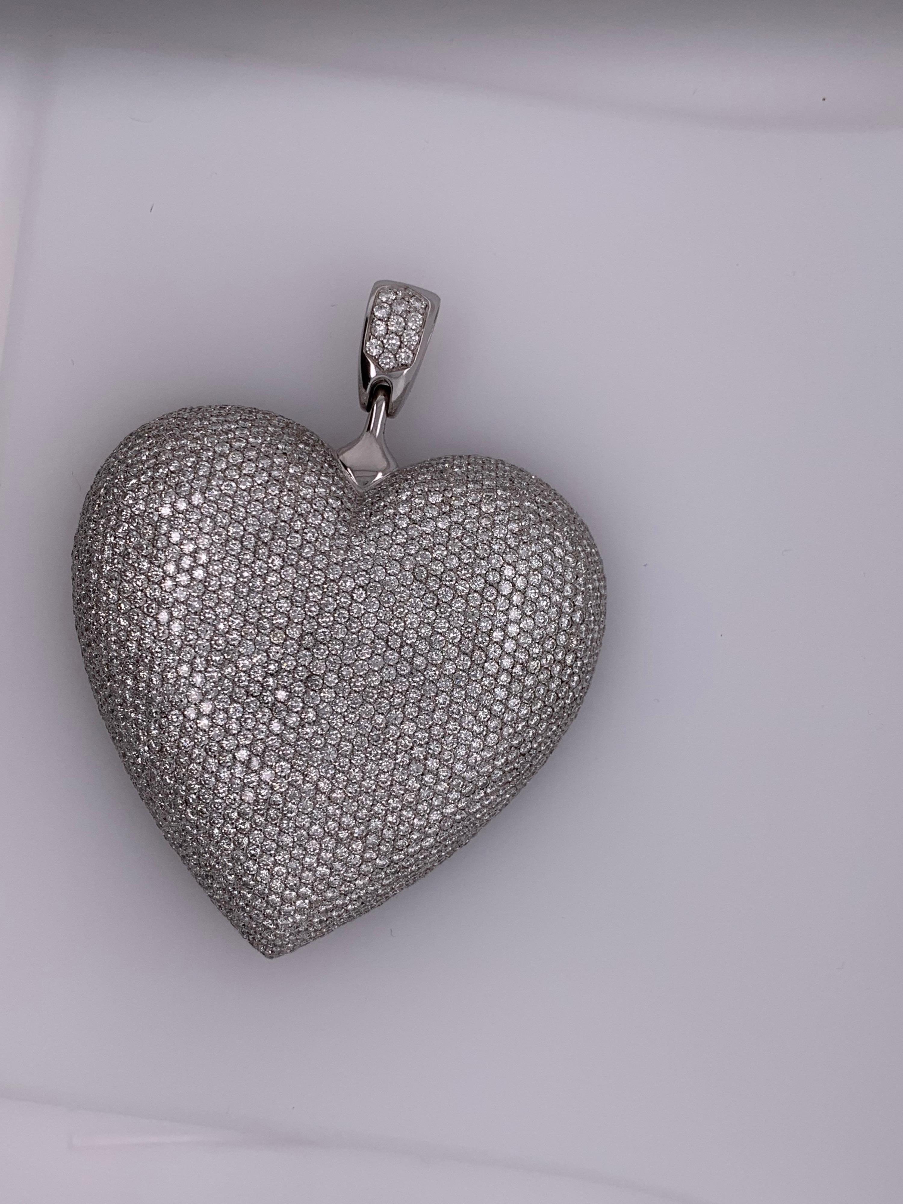 46 Carat Jacob and Co. Diamond Heart at 