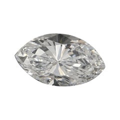 Diamante suelto de 0,46 quilates, talla marquesa Solitario con graduación GIA SI2 D