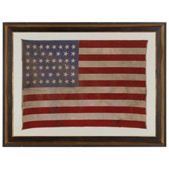 46 Star Antique American Flag, , Oklahoma Statehood, circa 1907-1912