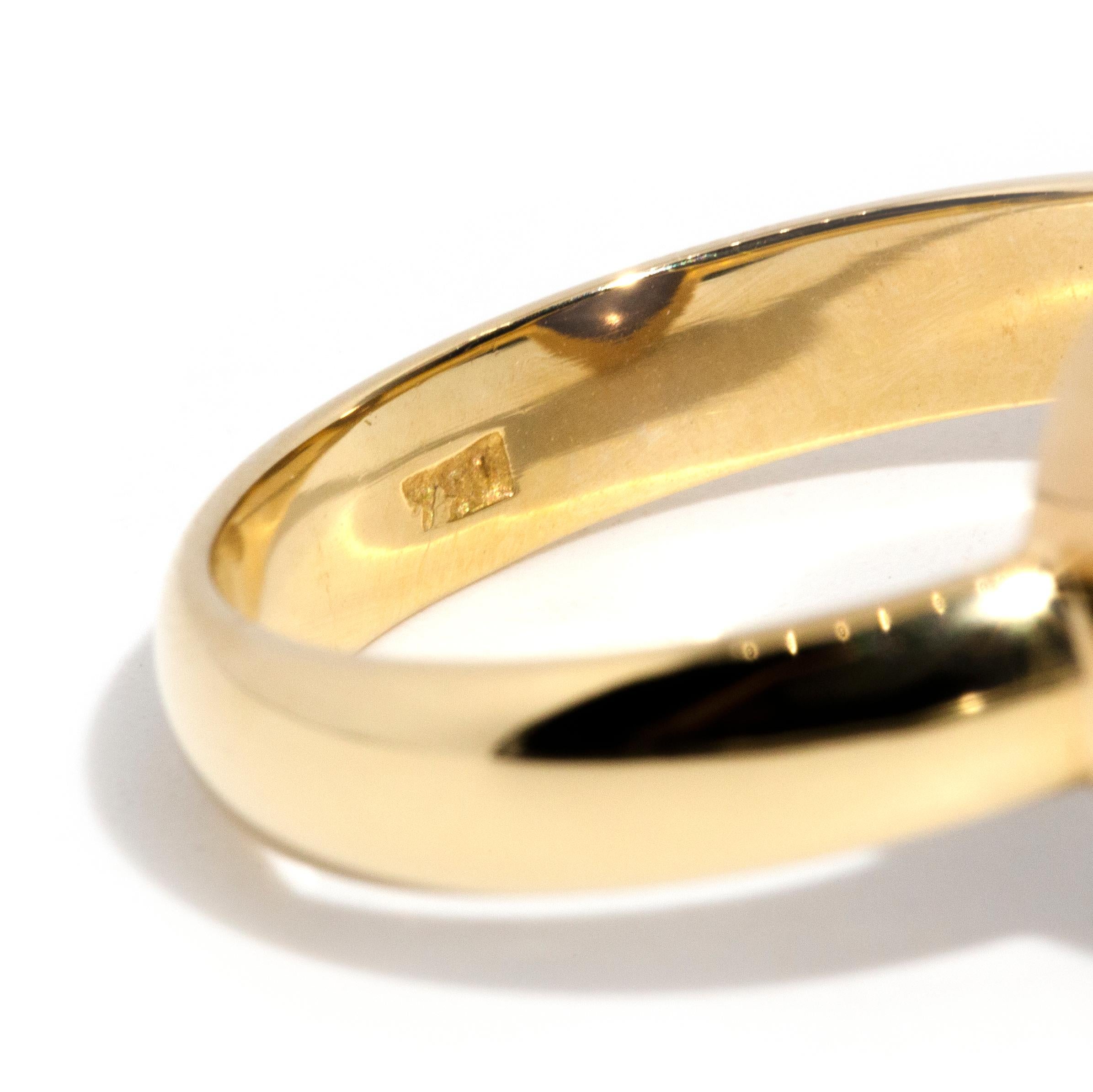 Solitär-Ring aus 18 Karat Gold mit 4,60 Karat blauem Ceylon-Sternsaphir und Cabochon im Angebot 8