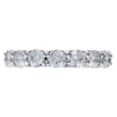 4.60 Carat Diamond Eternity Band in Platinum