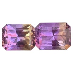 4.60 Carat Natural Loose Dual Ametrine Scissor Cut Gemstone From Bolivia