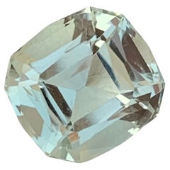 4.60 Carat Natural Loose Green Amethyst Cushion Shape Gem For Jewellery Making 