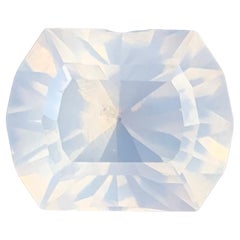 Gema suelta de piedra lunar natural de 4,60 quilates en forma de esmeralda