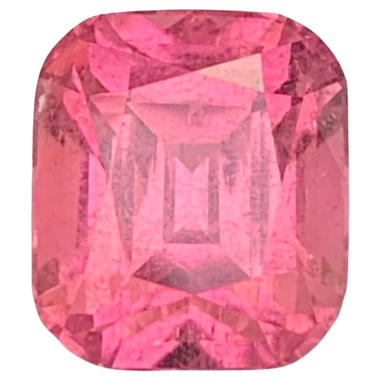 4.60 carati di tormalina rosa naturale sfusa a forma di cuscino in vendita
