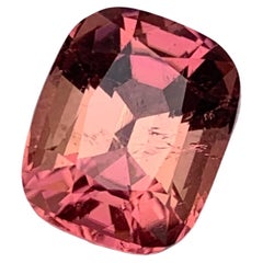 4.60 Carat SI Clarity Loose Pink Tourmaline Cushion Shape