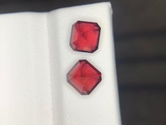 4.60 Carats Loose Rhodolite Garnet Gemstone Pair