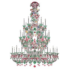 Lustre 4607 36 en verre de cristal, par Barovier&Toso