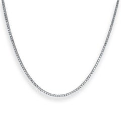 4.60ct Round Brilliant Cut Diamond Tennis Necklace in 14k White Gold 4.60ct Round Brilliant Cut Diamond Tennis Necklace in 14k White Gold