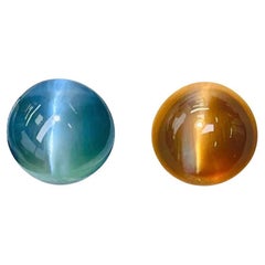 4.61 Ct ICA and Guild Two Certification Alexandrite Cat’s eye Rare size