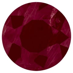 4.61 Ct Ruby Round Loose Gemstone (pierre précieuse en vrac)