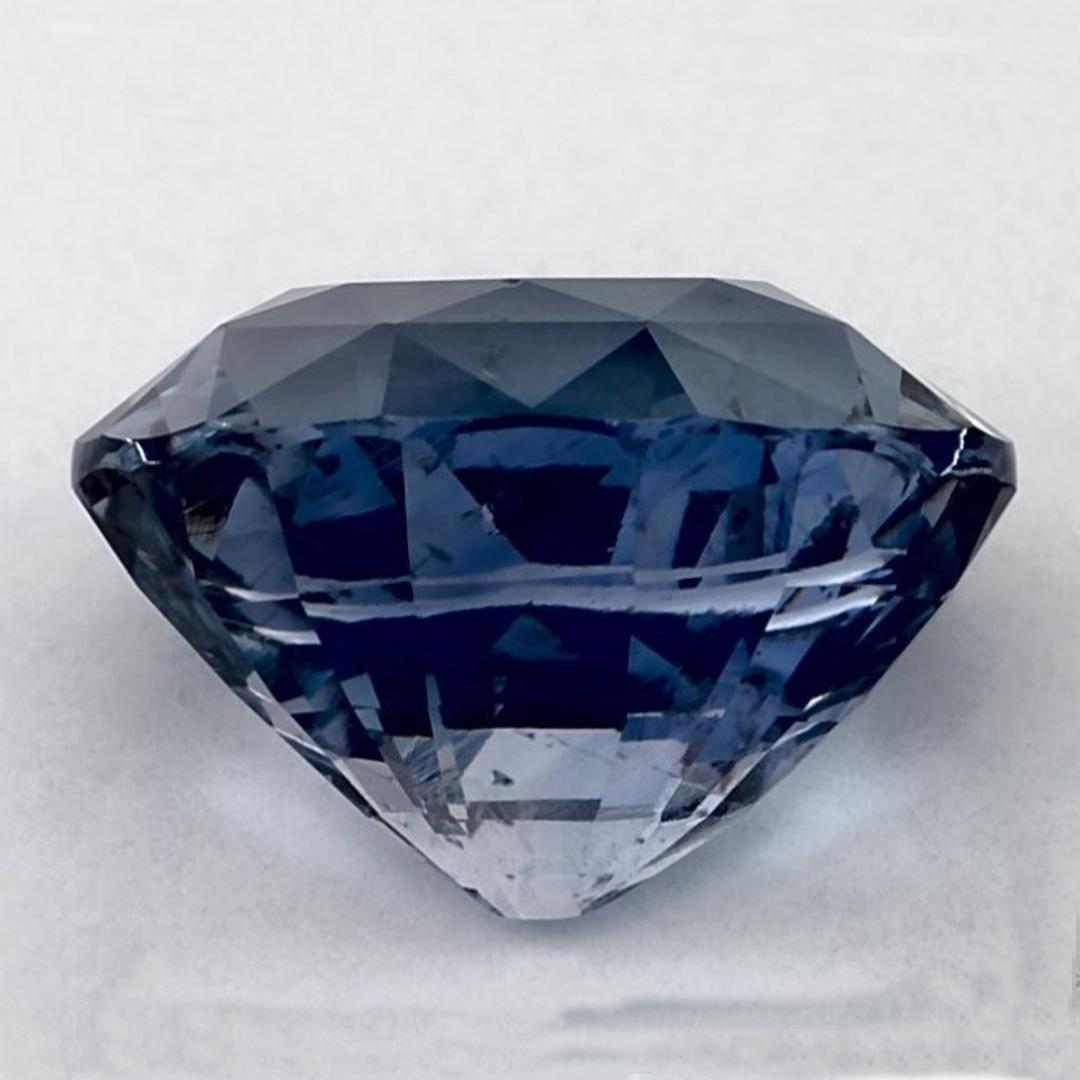4.61cts Blue Sapphire Oval Loose Gemstone In New Condition For Sale In Fort Lee, NJ