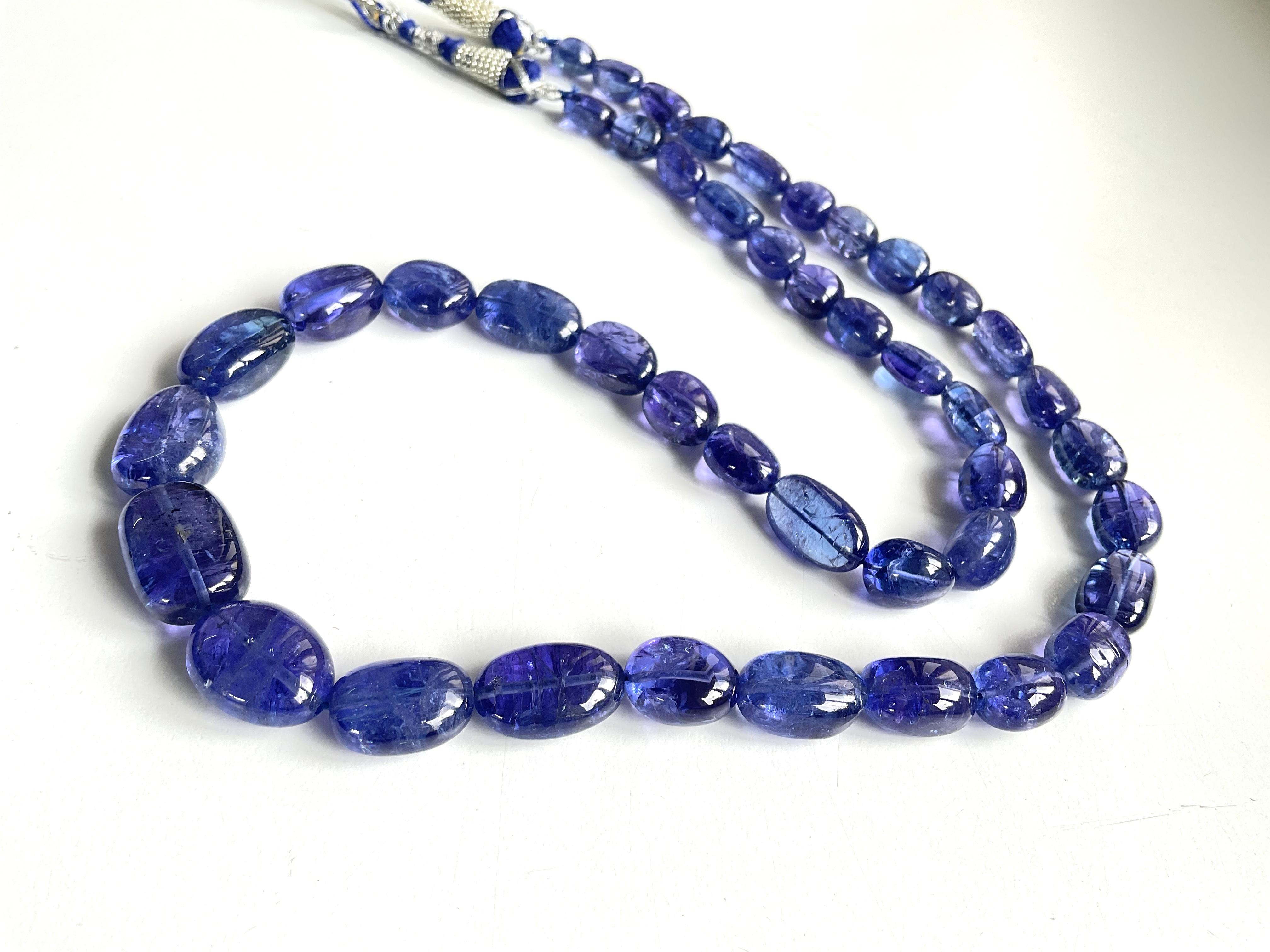 461.15 Carats Tanzanite Top Quality Tumbled necklace Fine Jewelry Natural Gems For Sale 3