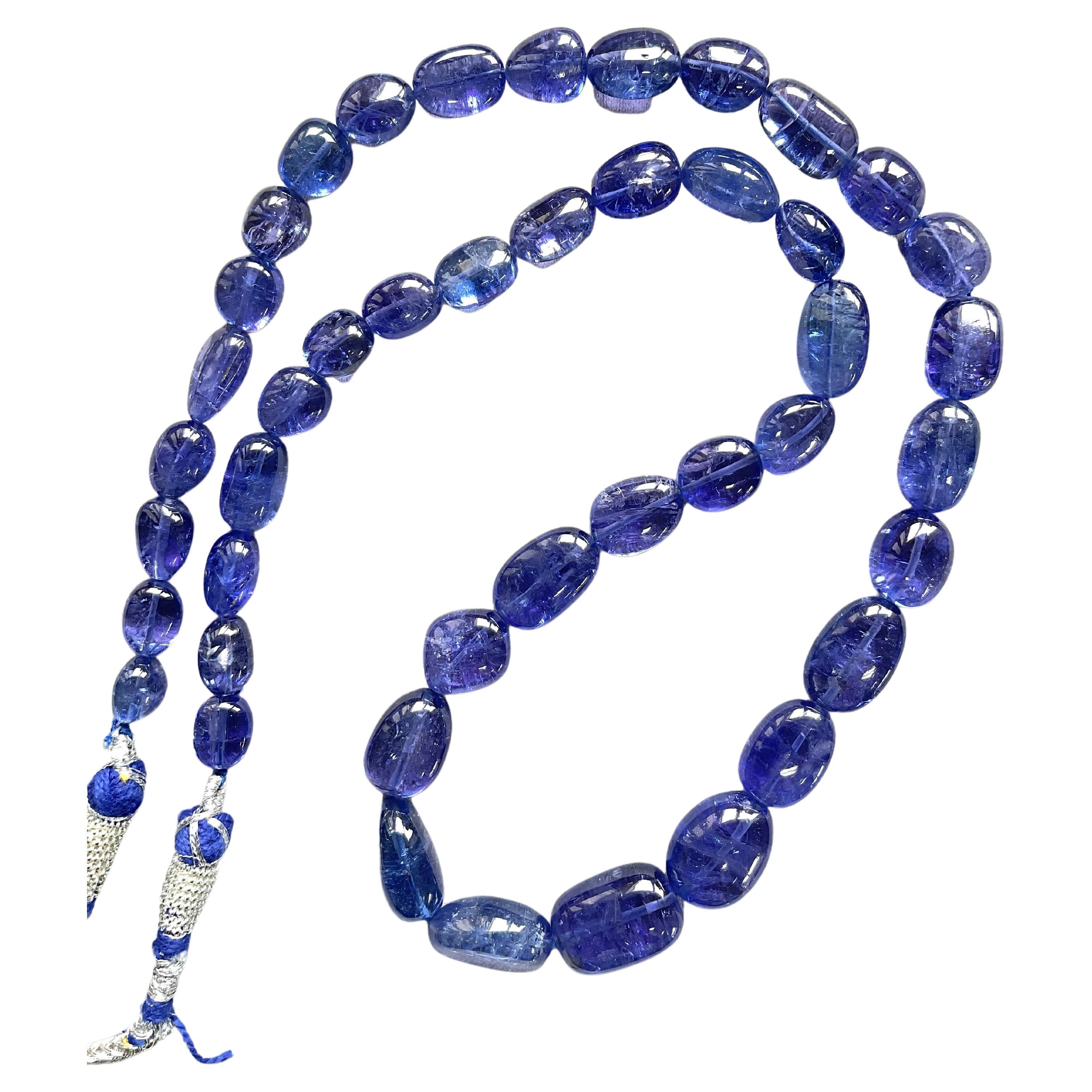 461.15 Carats Tanzanite Top Quality Tumbled necklace Fine Jewelry Natural Gems For Sale