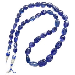 461.15 Carats Tanzanite Top Quality Tumbled necklace Fine Jewelry Natural Gems