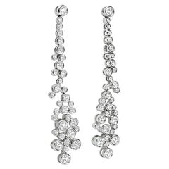 Orecchini pendenti con diamanti da 4,61 carati