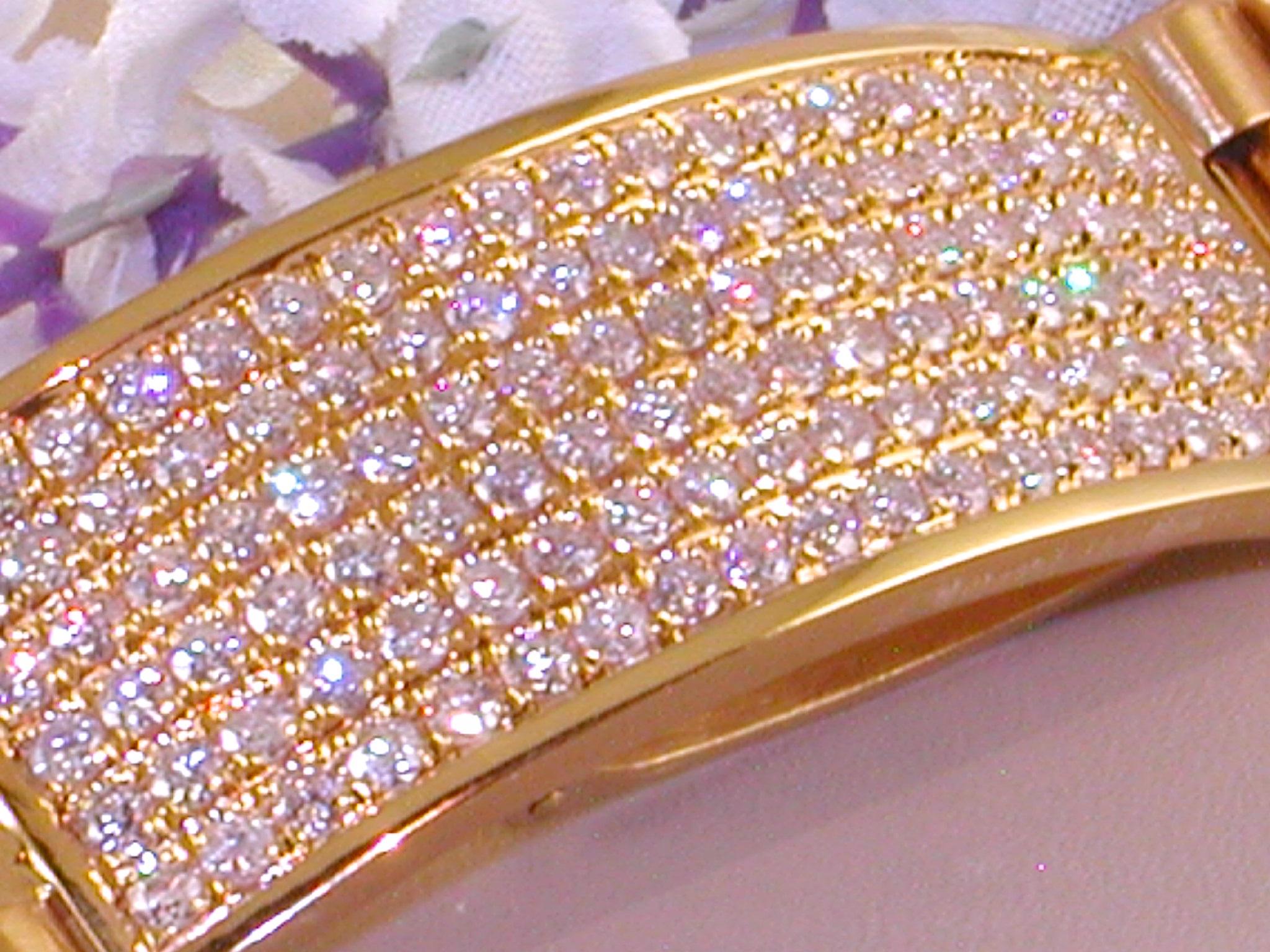 mens gold and diamond bracelet
