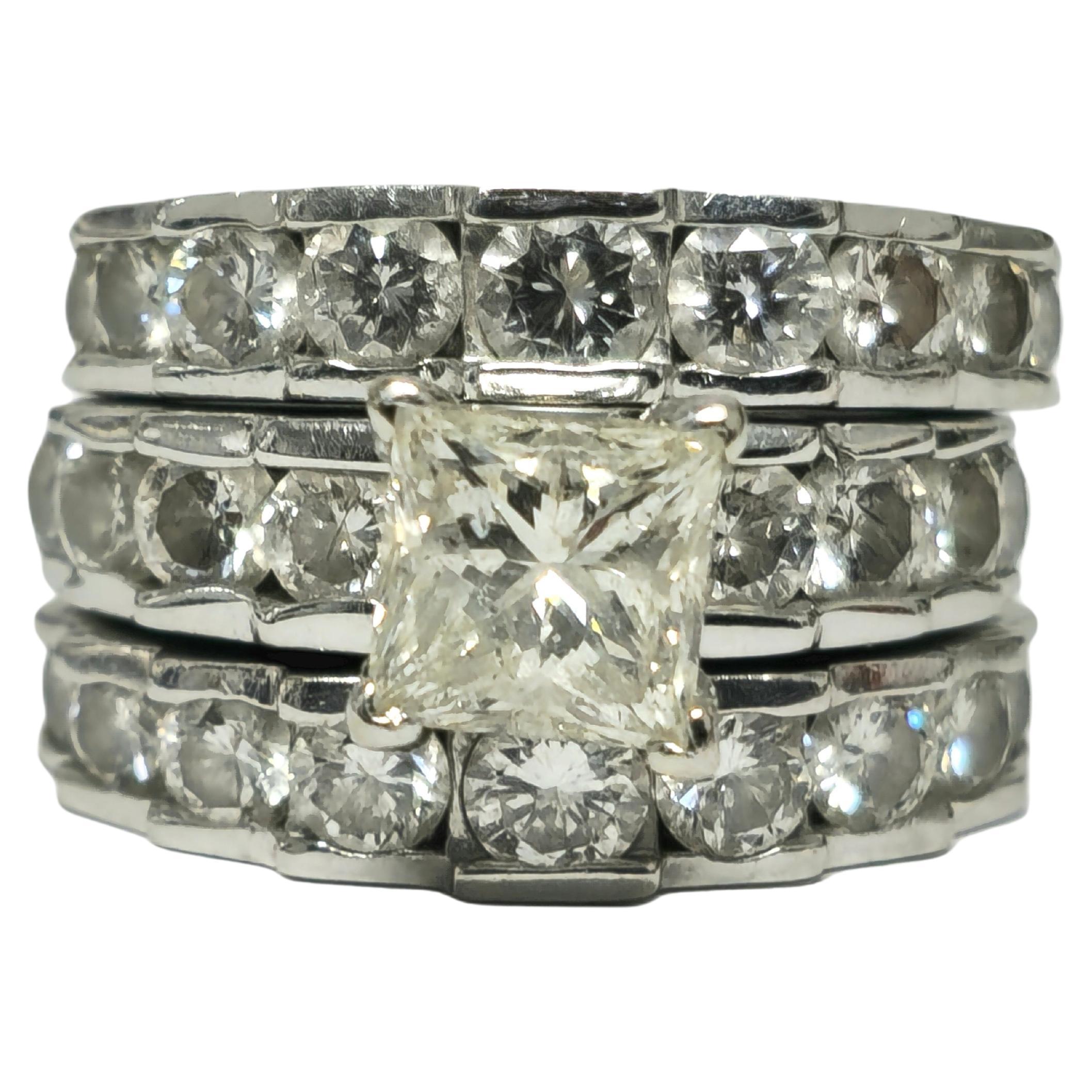 4.63 carat ENGAGEMENT RING Certified By GIA GEMOLOGIST For Sale