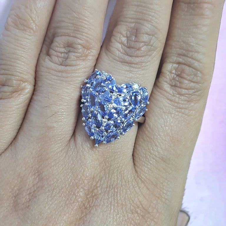 Tanzanite december birthstone ring 2025