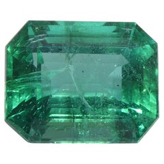 4,63ct Achteck-/Smaragdschliff Grüner Smaragd GIA zertifiziert Sambia (F2)