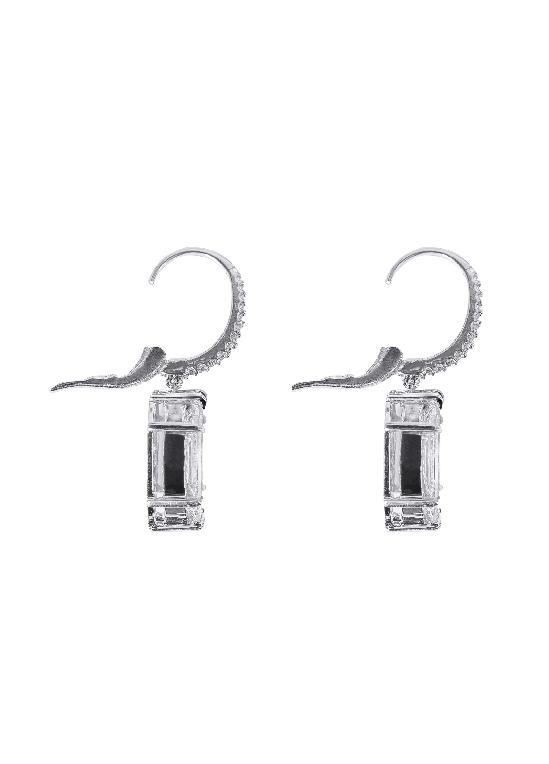 pie cut diamond earrings