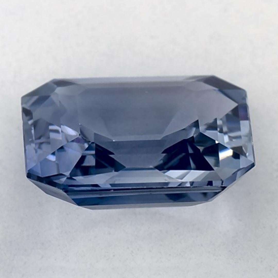 Pierre précieuse taille octogonale saphir bleu 4.64 carat Neuf - En vente à Fort Lee, NJ
