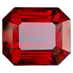 4,65 quilates de granate rojo dulce natural suelto talla esmeralda piedra preciosa de Tanzania