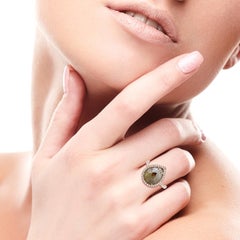 4.65 Carat Slice Diamond 18 Karat Gold Ring