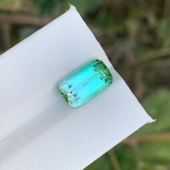4.65 Carats Natural Loose Bi Colour Tourmaline Long Cushion Cut Gemstone