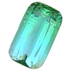 4.65 Carats Natural Loose Bi Colour Tourmaline Long Cushion Cut Gemstone