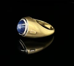 4.65ct Star Sapphire Men's Ring