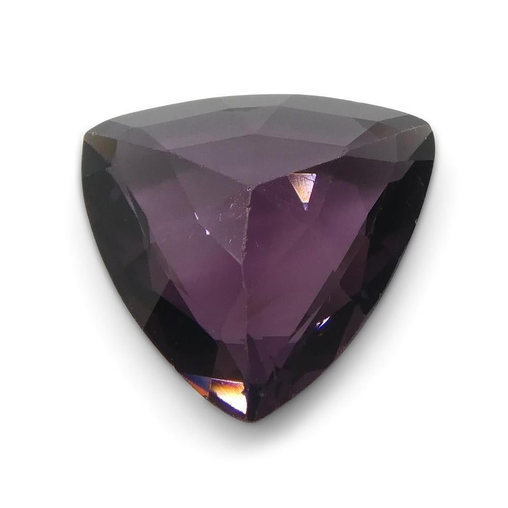 4.65ct Trillion Purple Spinel de Birmanie en vente 7