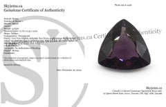 4.65ct Trillion Purple Spinel from Burma