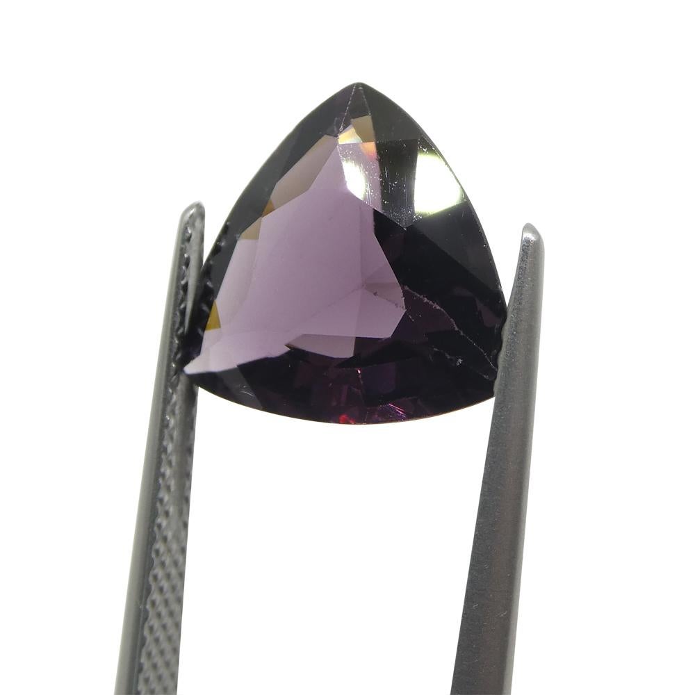 4.65ct Trillion Purple Spinel de Birmanie Neuf - En vente à Toronto, Ontario