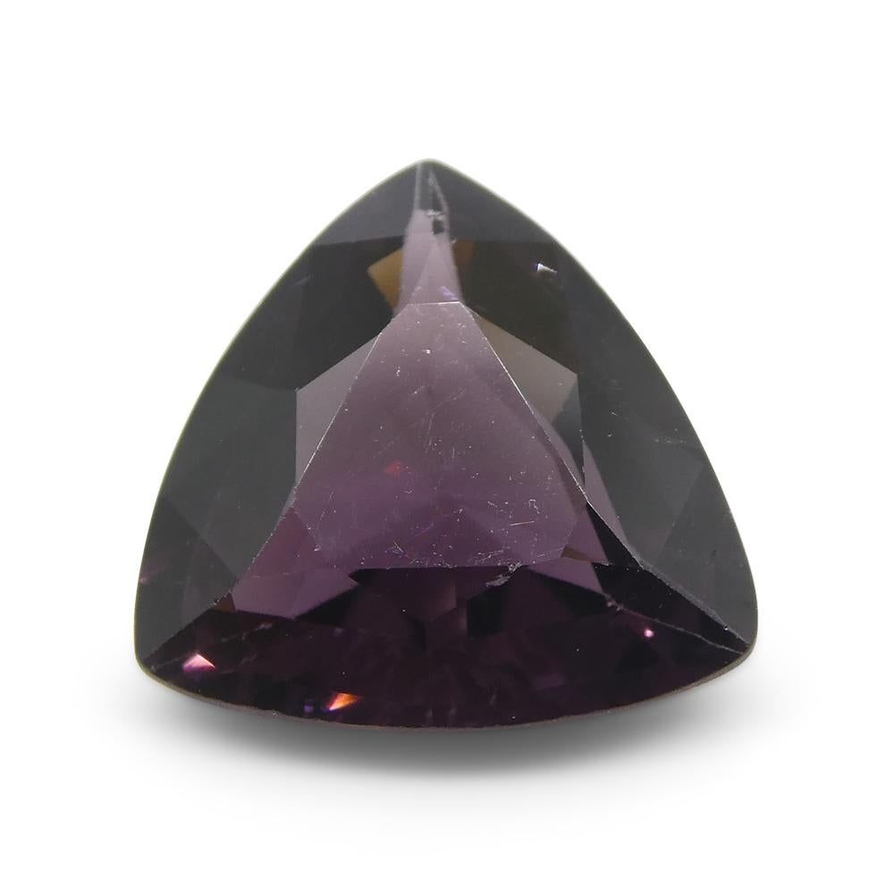 4.65ct Trillion Purple Spinel de Birmanie en vente 1