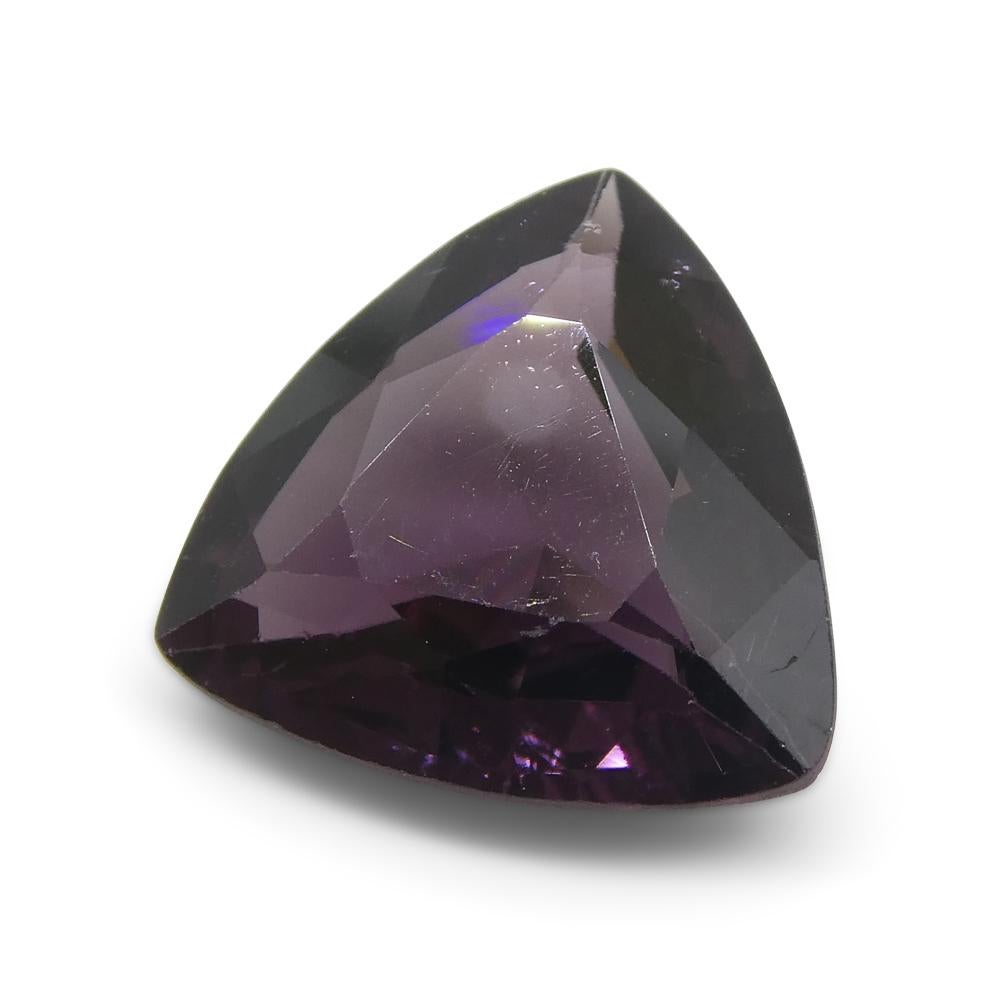 4.65ct Trillion Purple Spinel de Birmanie en vente 2
