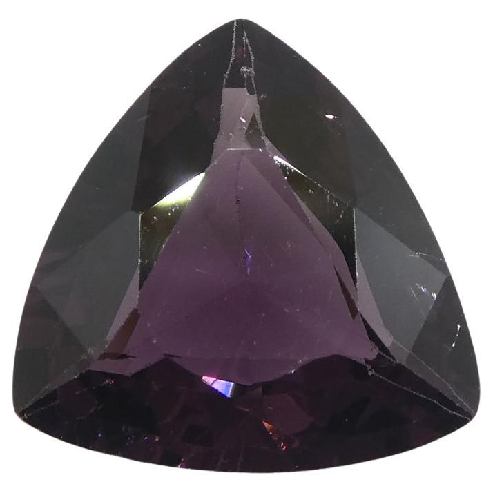 4.65ct Trillion Purple Spinel de Birmanie en vente