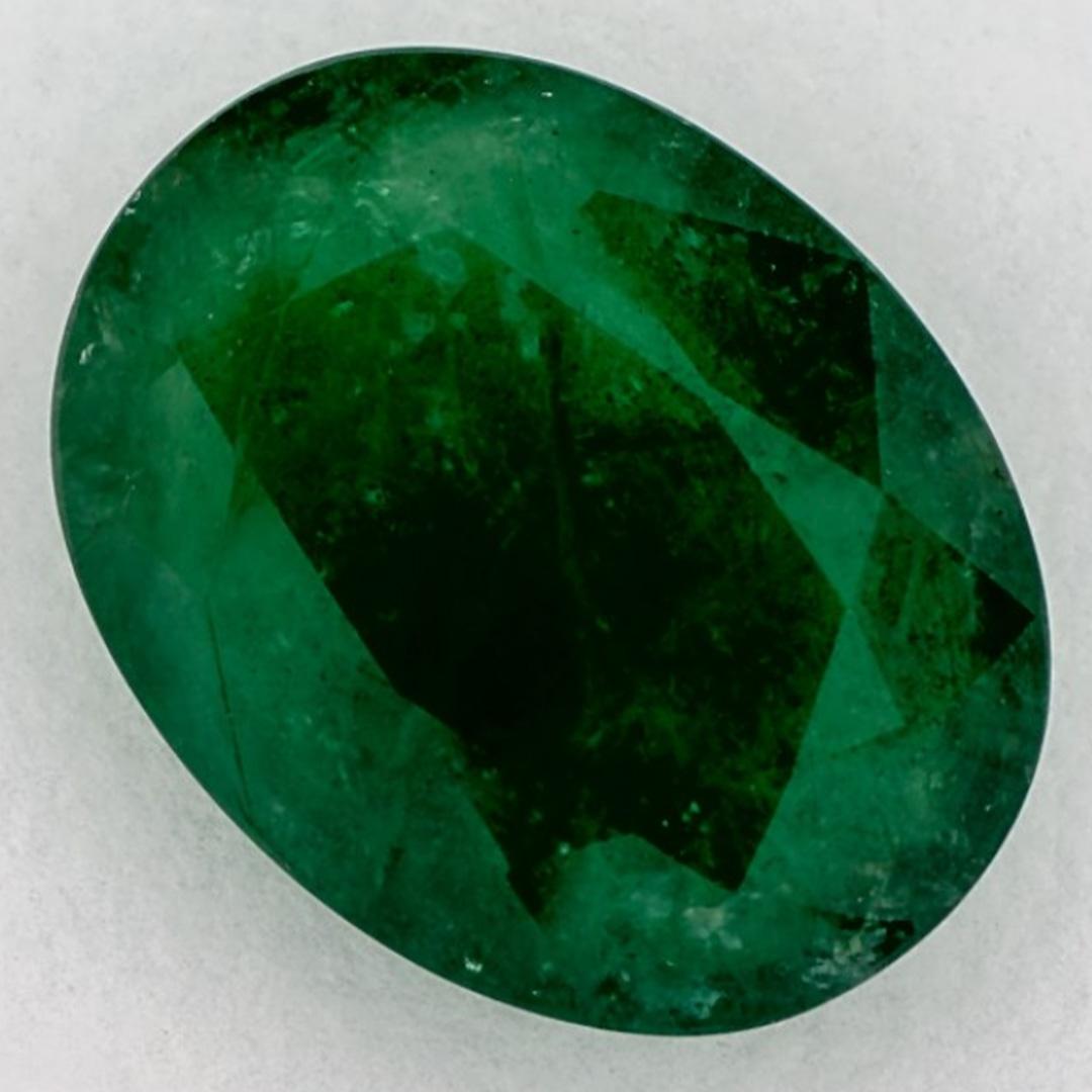 Oval Cut 4.66 Ct Emerald Oval Loose Gemstone For Sale