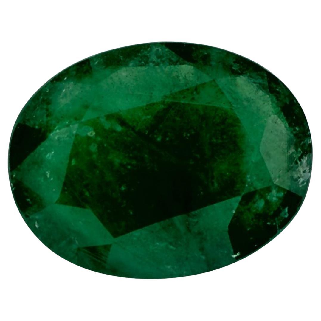 4.66 Ct Emerald Oval Loose Gemstone