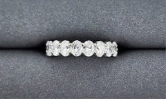 4.66 ct Oval Diamond Eternity Band