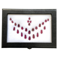 46.62 Carats Rubellite Layout Top Quality Tourmaline Fancy Cutstones Natural gem