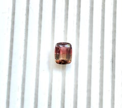 4,67 Karat Bi Farbe Turmalin Kissen Facettenschliff Stein für Schmuck natürlichen Edelstein