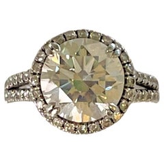 Vintage 4.67ct Diamond Engagement Ring