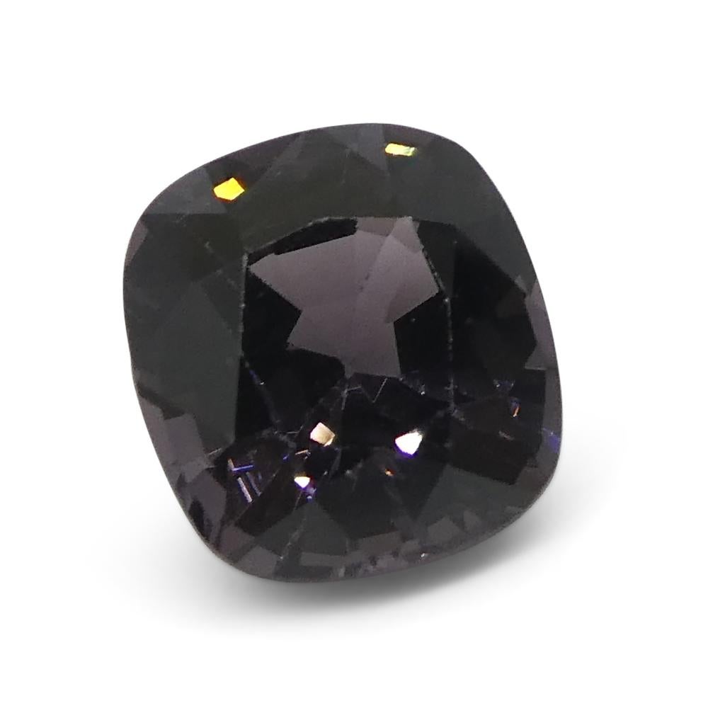 4.69ct Spinello viola rettangolare a cuscino dalla Birmania in vendita 13