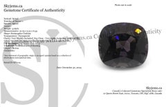 4.69ct Rectangular Cushion Purple Spinel from Burma