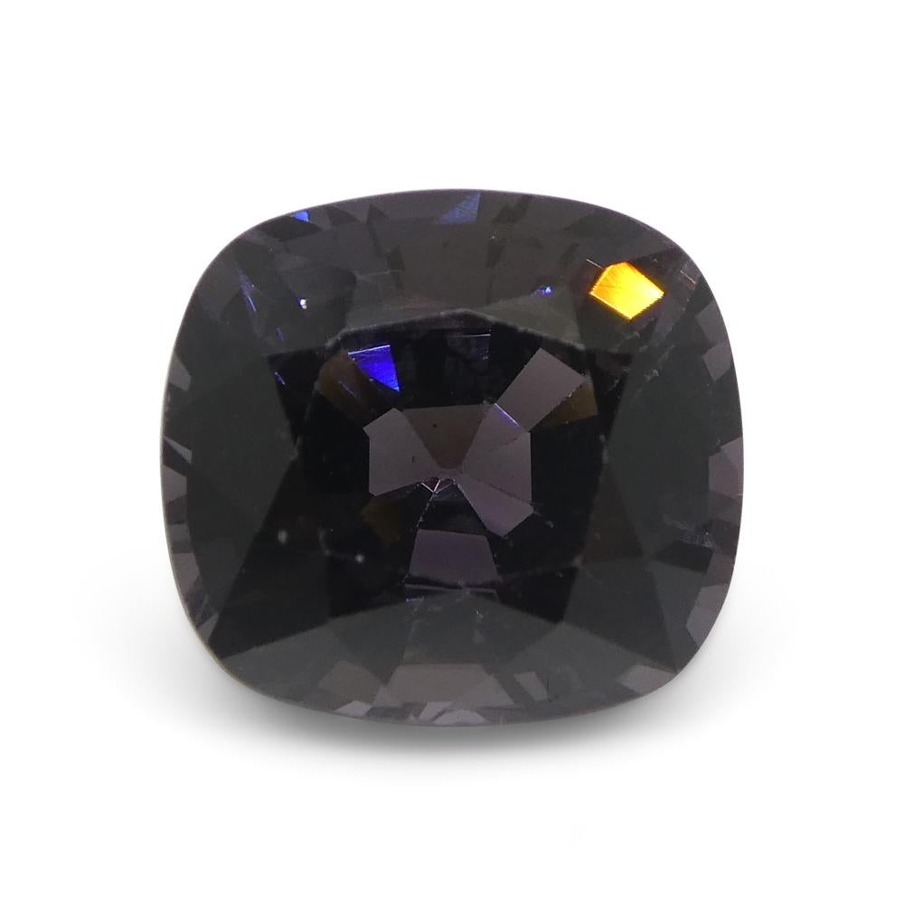 da uomo o donna 4.69ct Spinello viola rettangolare a cuscino dalla Birmania in vendita