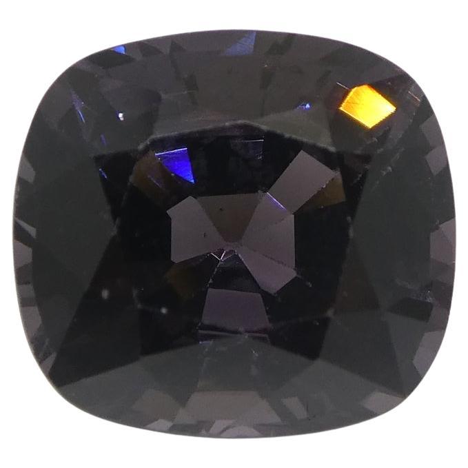4.69ct Spinello viola rettangolare a cuscino dalla Birmania