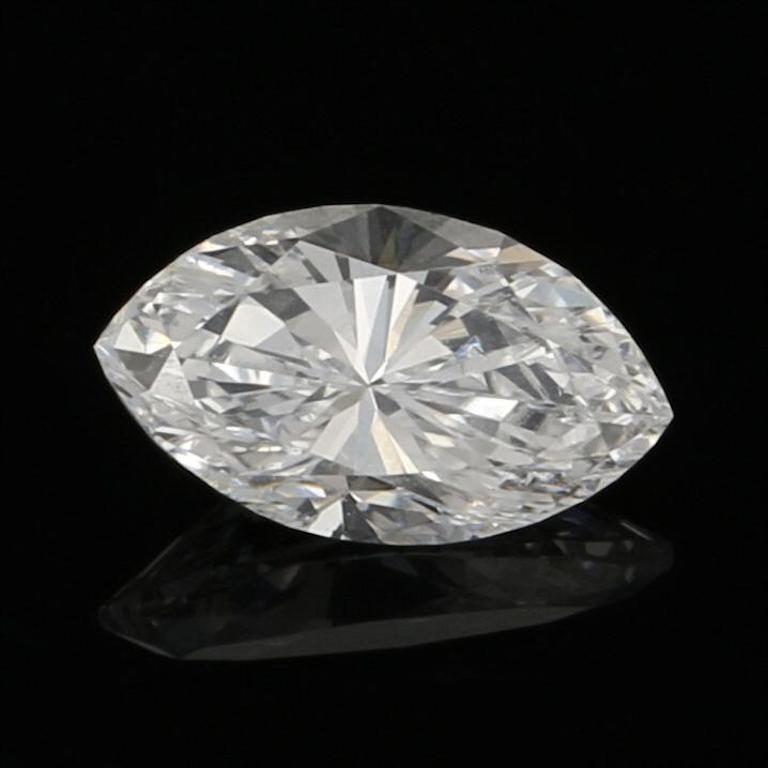.46 Karat loser Diamant, Marquise-Schliff GIA-zertifizierter Solitär SI2 D (Marquiseschliff) im Angebot