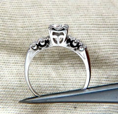 .46ct Natürlicher Rundschliff Diamantring Vintage 14kt*