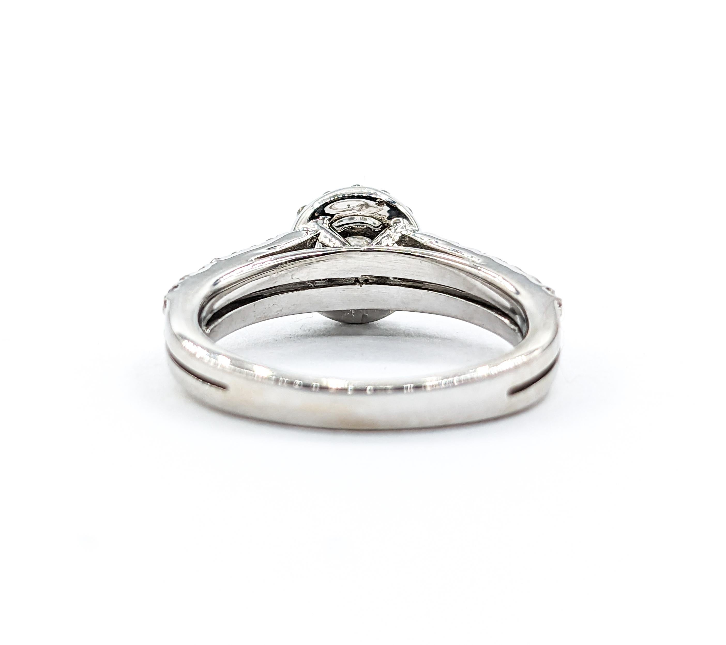 .46ctw Diamond Ring In White Gold For Sale 5
